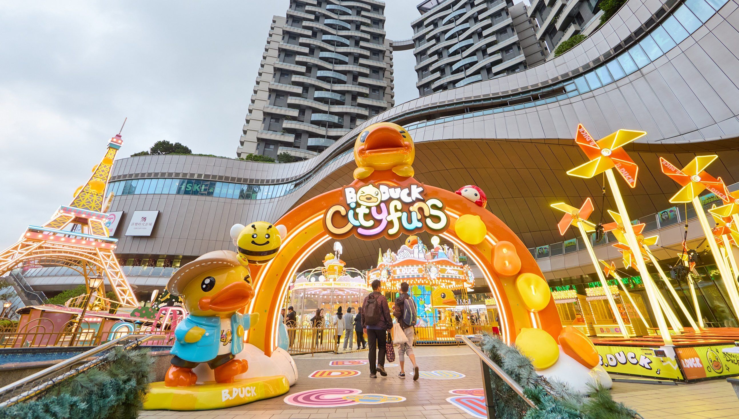 全台首發Global Mall桃園A19造300坪「B.Duck城市樂園」（圖／環球購物中心提供）