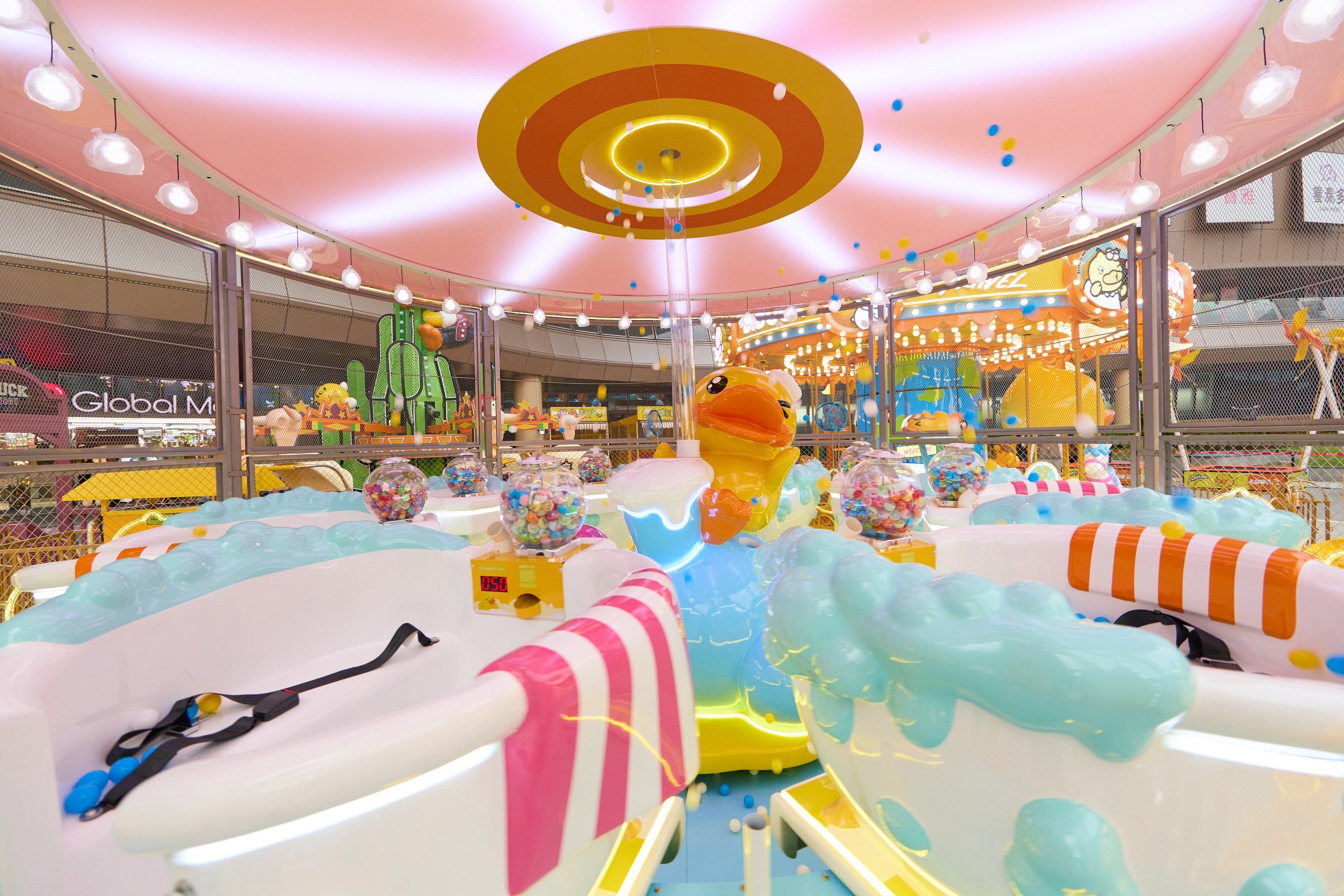 全台首發Global Mall桃園A19造300坪「B.Duck城市樂園」（圖／環球購物中心提供）