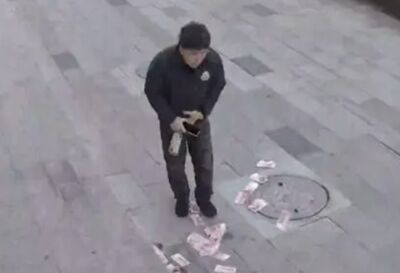 剛領20萬元就被大風吹走　陸男傻在原地「妻子狂追1公里」