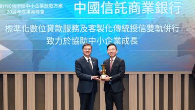 中信銀行獲金管會認可中小企業放款績優 深耕永續金融助企業布局