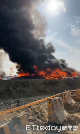 ▲▼嘉義市湖子內重劃區火警。（圖／記者翁伊森翻攝）