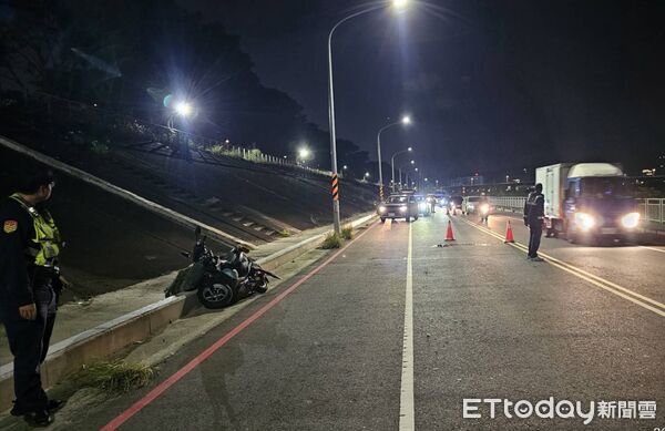 ▲賴男穿越大漢溪堤外便道，莊男閃避不及直接撞上，送醫搶救不治。（圖／記者陸運陞翻攝）