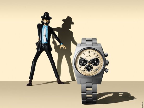 37萬《魯邦三世》錶好復古　ZENITH第四代聯名錶「鈦」輕盈
