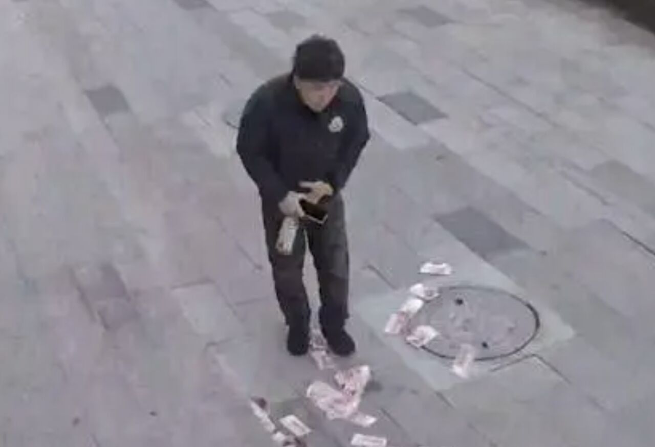 剛領20萬元就被大風吹走　陸男傻在原地「妻子狂追1公里」