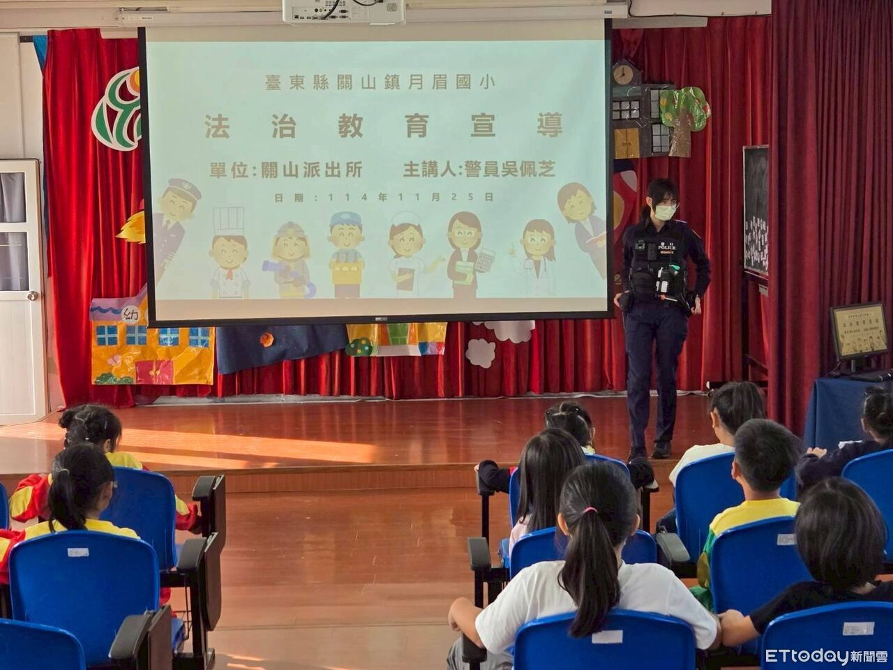 警進校園活潑宣講 師生輕鬆學防詐、性平與交安