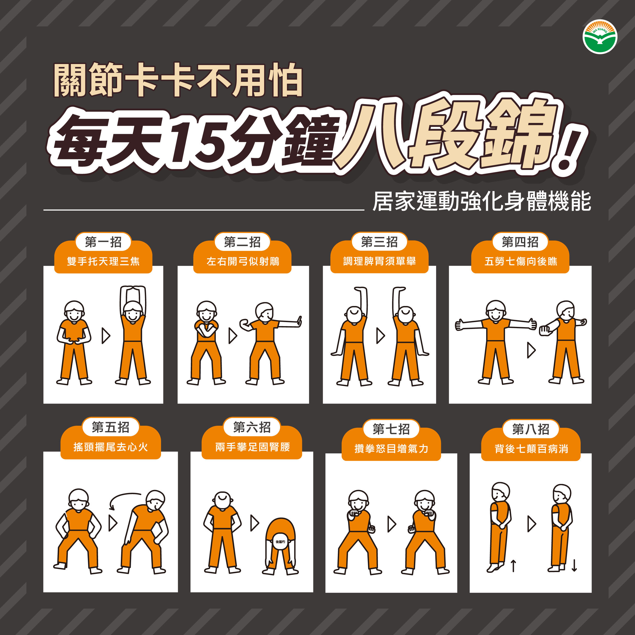 中醫師推薦八段錦。（圖／醫師提供）