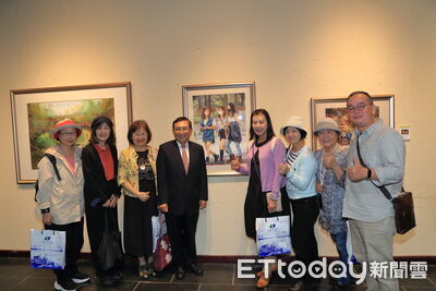 醫藝雙頂！郭宗正總裁水彩展登場　台南文化中心展至30日