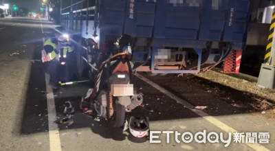 台一丁死亡事故!雲林男衝撞違停貨車 半車身卡死車尾…傷重不治