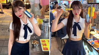 李多慧被拍「0偽裝逛寧夏夜市」！超兇身材現形 8.6萬人朝聖讚爆