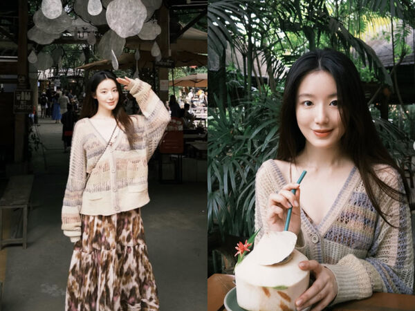 舒華清邁度假照美翻！混搭Isabel Marant洋裝、香奈兒愛心包甜度爆表