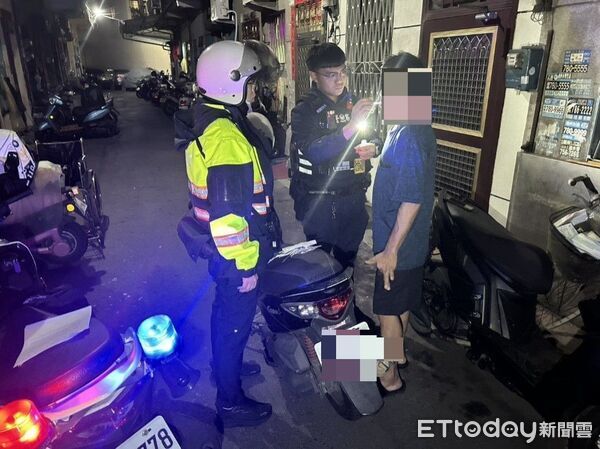 ▲潮州警方查獲黃姓男子涉嫌毒駕。（圖／記者陳崑福攝）