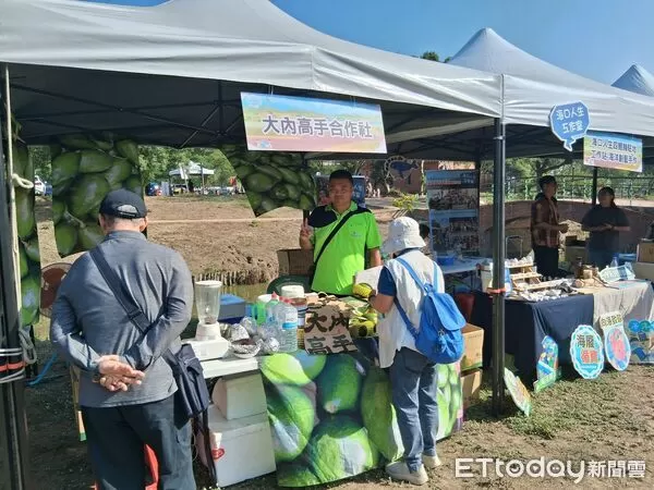 ▲大內農村小舖市集將於11月30日在南瀛天文館賽堤廣場熱烈登場。（記者林東良攝）