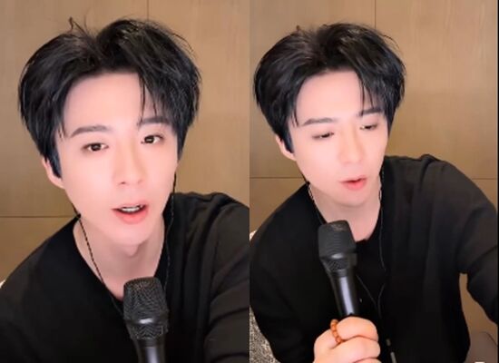 ▲劉宇寧直播接到騷擾電話。（圖／翻攝自微博）