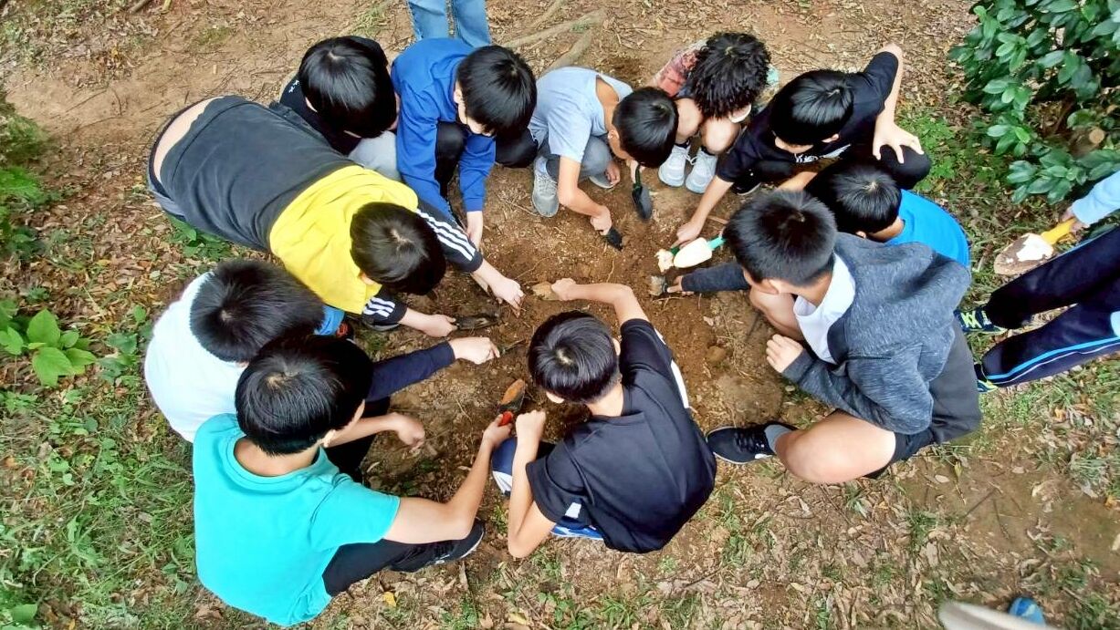 ▲新北長安國小「封存時光膠囊」。（圖／新北市長安國小提供）