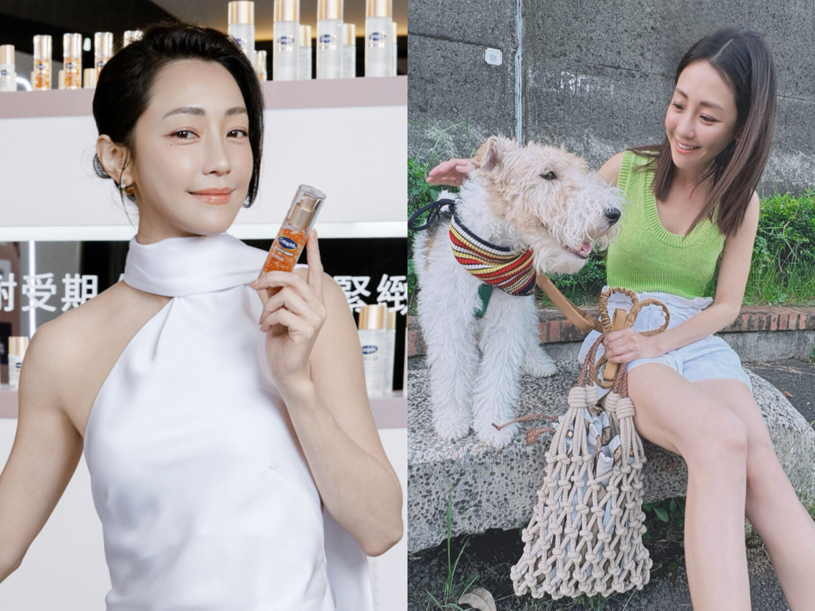 ▲▼謝欣穎保養。（圖／品牌提供、翻攝自FB/謝欣穎）