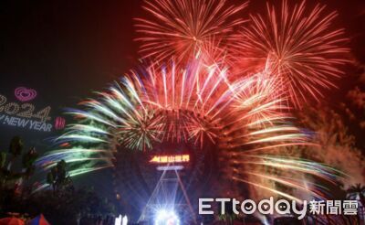 劍湖山跨年景象新體驗　夜空、舞者與摩天輪交織同場
