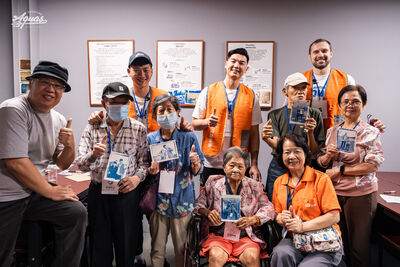 海神胡瓏貿、邱子軒出任務　寒冬送暖陪弱勢長輩走出戶外