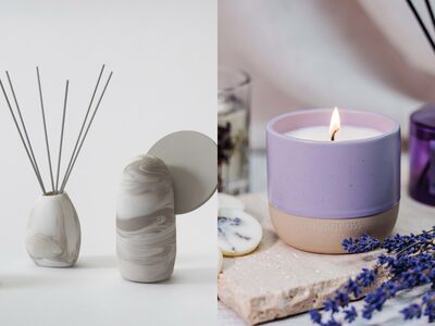 自然元素讓居家質感瞬間飆升!日式陶瓷擴香、石材風燭杯都超美