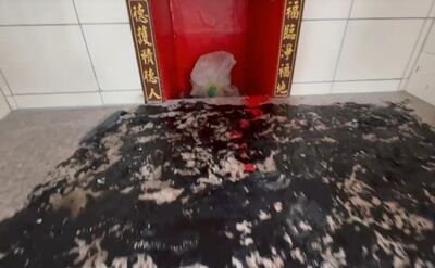 彰化社頭百年土地公1天內「被潑漆又縱火」 信眾氣炸了!