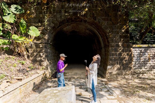▲▼大觀古隧道。（圖／部落客黑皮的旅遊筆記授權提供）