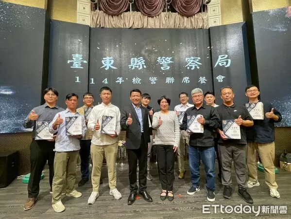 ▲台東警方破案績優受肯定。（圖／記者楊晨東翻攝）