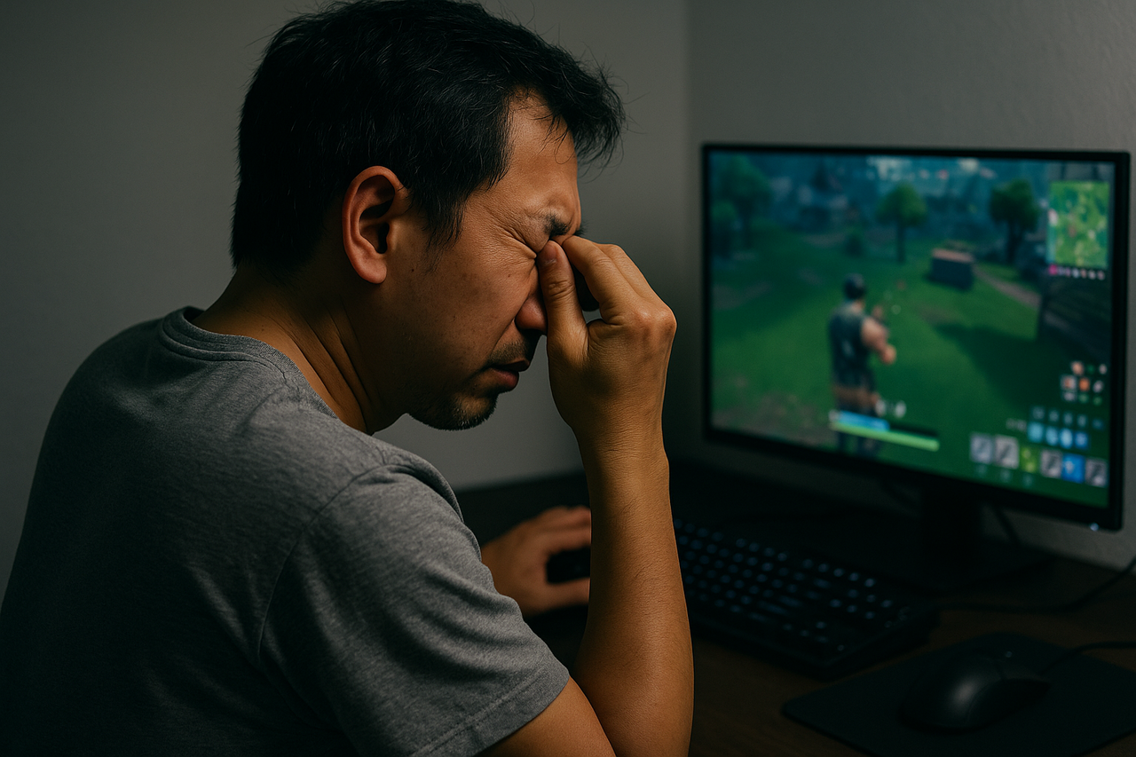 眼中風！35歲男子「熬夜打遊戲」瞬間失明　 醫：90分鐘黃金救援