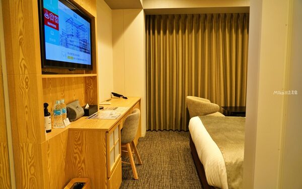 ▲▼日本岡山住宿推薦「倉敷可哥大飯店」，距離JR倉敷車站走路3分鐘，日式木質溫暖搭配丹寧風裝潢。（圖／部落客Mika提供）