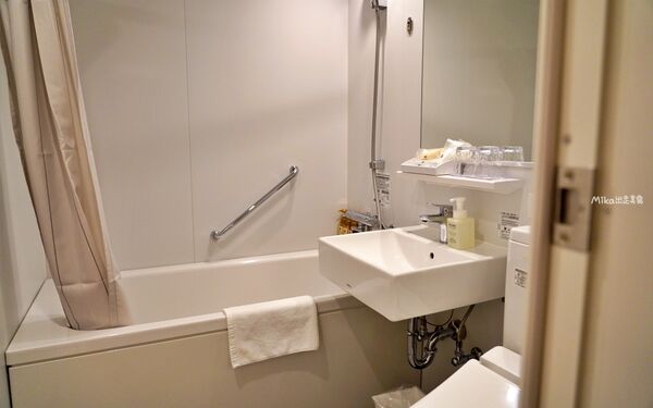 ▲▼日本岡山住宿推薦「倉敷可哥大飯店」，距離JR倉敷車站走路3分鐘，日式木質溫暖搭配丹寧風裝潢。（圖／部落客Mika提供）