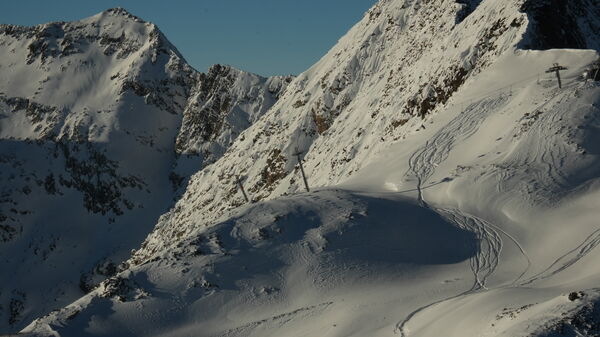 ▲▼ 奧地利史都拜冰川（Stubai Glacier）滑雪區域。（圖／達志影像／美聯社）