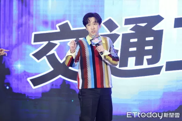 ▲陳漢典出席「2025新北歡樂耶誕城」卡司記者會。（圖／記者林敬旻攝）