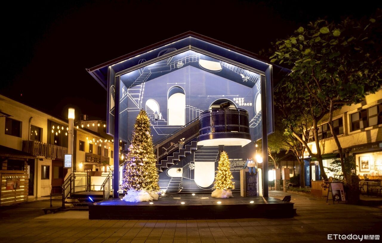 台南藍晒圖聖誕小鎮11/29開跑 巨型薑餅屋夢幻噴雪超吸睛