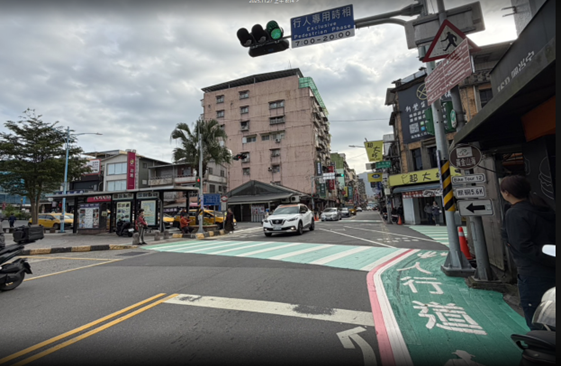 ▲瑞芳首設對角行穿線與行人專用時相。（圖／新北市交通局提供）