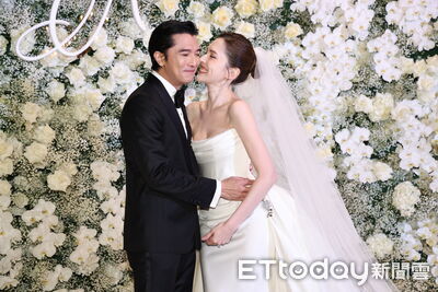 直擊／許瑋甯絕美婚紗曝光！世紀婚禮戒備森嚴　「婚戒藏巧思」邱澤親自設計