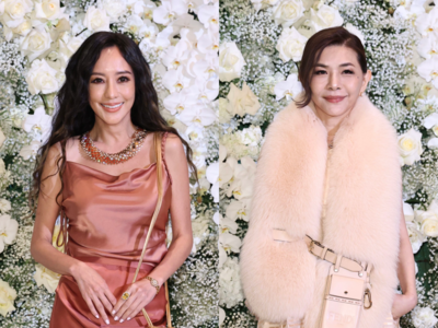 關穎戴千萬元項鍊、張清芳穿12萬元皮草　許瑋甯、邱澤婚宴賓客穿搭一次看