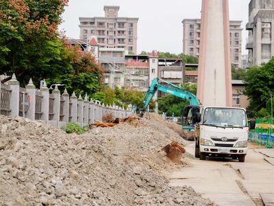 新北華僑高中滯洪池工程啟動　侯友宜：有效解決浮洲低窪淹水