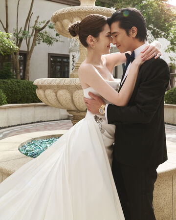 ▲▼許瑋甯與邱澤結婚四年，今晚28日在台北文華東方酒店補辦浪漫婚禮， 。（圖／記者黃克翔攝、品牌提供）