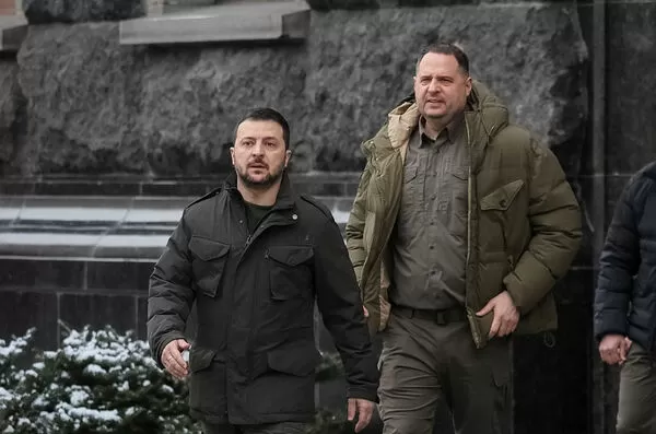 ▲▼烏克蘭總統澤倫斯基（Volodymyr Zelensky）最信任的核心幕僚、前談判代表葉爾馬克（Andriy Yermak）。（圖／路透）