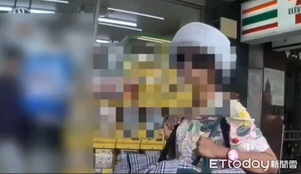 ▲▼北市警員攔查一名婦人違規闖紅燈，辯解理由竟是「眼睛割到看不清楚」。（圖／記者邱中岳翻攝）