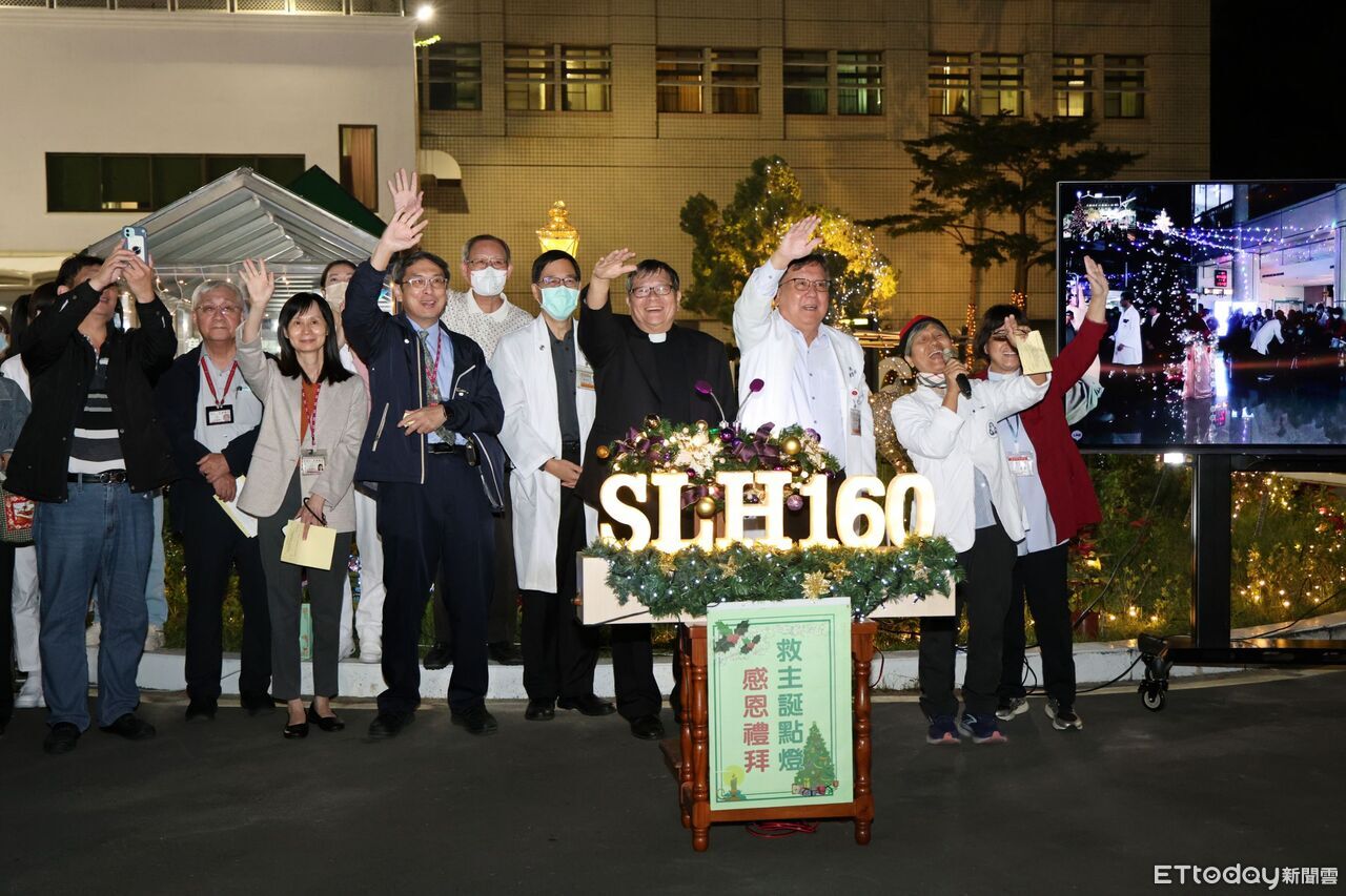 新樓醫院兩院區視訊同步聖誕點燈　傳承160年光明精神