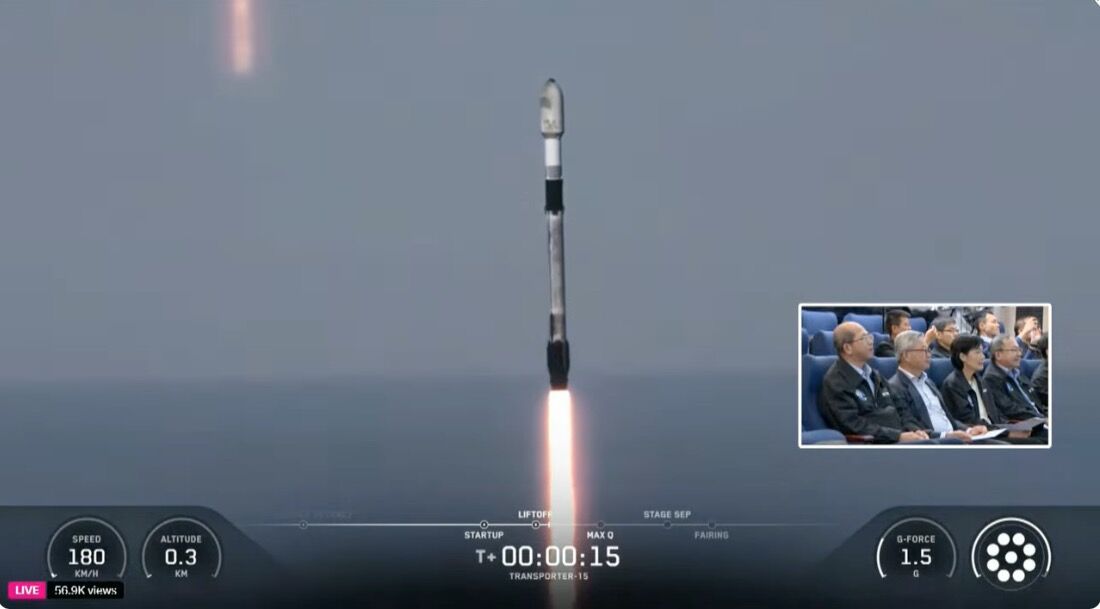 齊柏林衛星成功升空　齊廷洹：父親從更高視角守護台灣