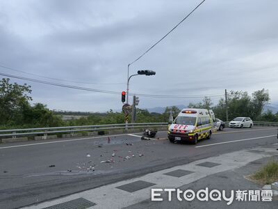 台東死亡車禍！小貨車左轉與直行機車碰撞　騎士送醫不治