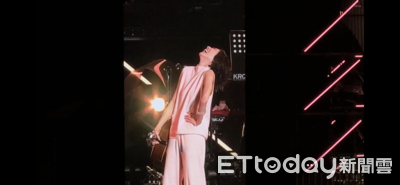 直擊/戴佩妮出事了! 唱一半「突發生意外被砸中」嚇喊:我要收驚