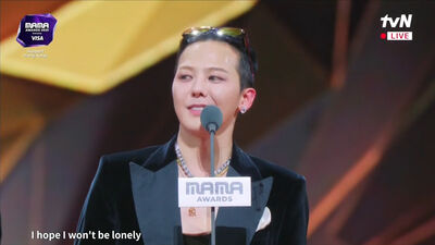 MAMA／GD奪年度藝人大賞！丟重磅喜訊「BIGBANG回歸」1句話全場嗨爆