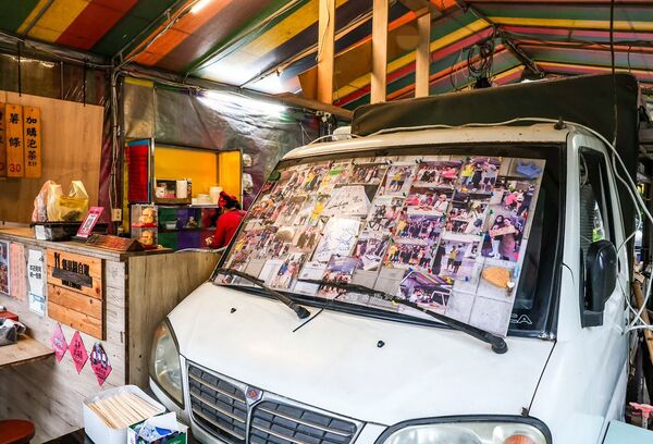 ▲▼中壢平鎮公園貨車蘿蔔糕小吃。（圖／部落客陳曉可提供）