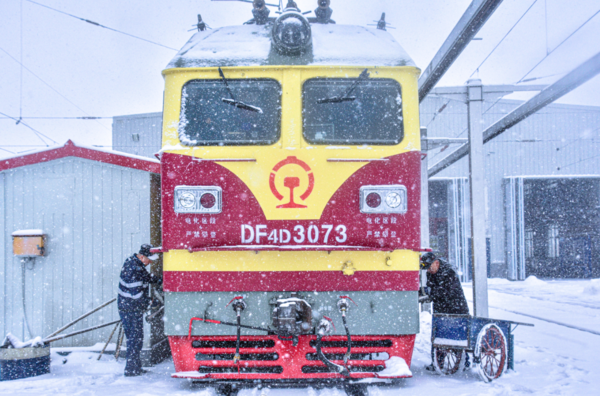 ▲▼內蒙古多地降雪。（圖／翻攝自微博）