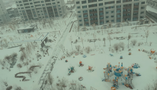 ▲▼內蒙古多地降雪。（圖／翻攝自微博）