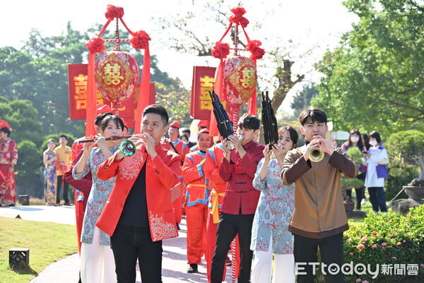 ▲彰化縣政府舉辦聯合婚禮今年有42對新人參加。（圖／縣府提供）