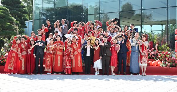 ▲彰化縣政府舉辦聯合婚禮今年有42對新人參加。（圖／縣府提供）