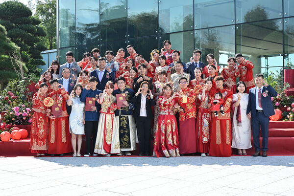 ▲彰化縣政府舉辦聯合婚禮今年有42對新人參加。（圖／縣府提供）