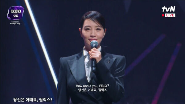 ▲▼金憓秀哀悼香港大火！低調穿搭被讚爆　別黑絲帶：奇蹟會發生。（圖／翻攝自MyVideo）